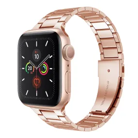 Slim Luxury Stainless Steel Link Band For Apple Watch Multiple Colors Available