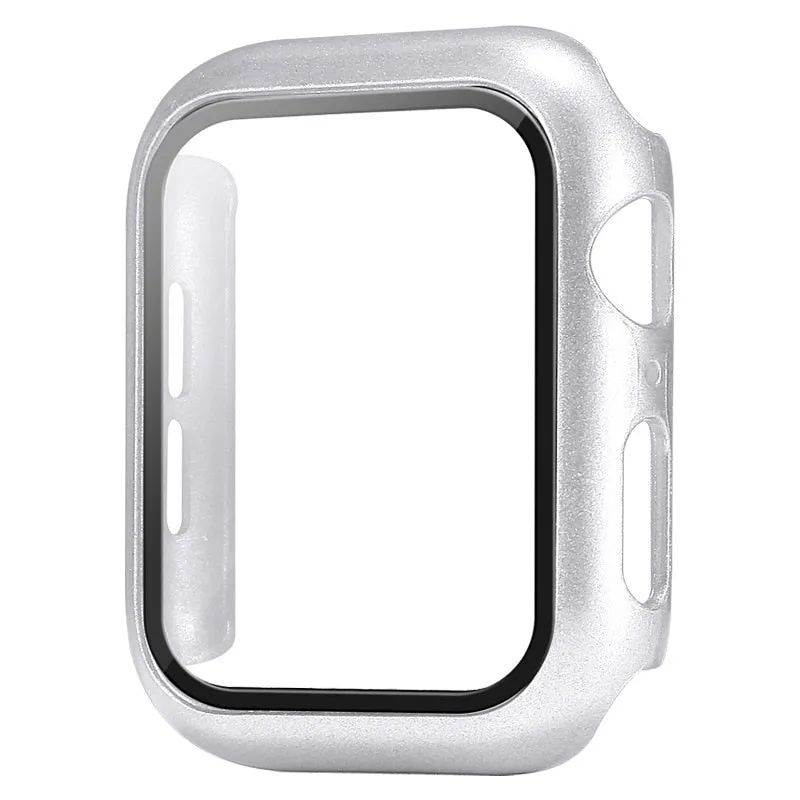 Smart Watch Screen Protector For Apple Watch Case 45mm 41mm 44mm 40mm 42mm 38mm Bumper Tempered Glass