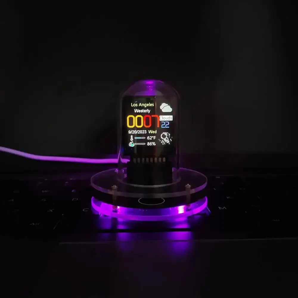 Smart Wi-Fi Nixie Tube Digital Decor