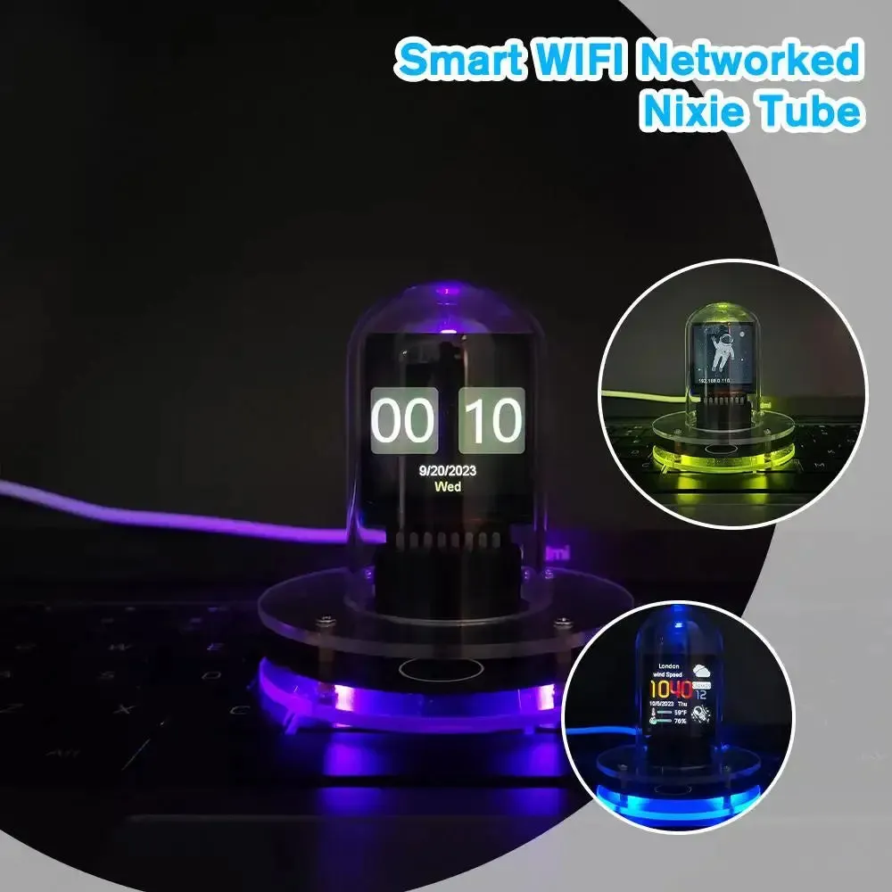 Smart Wi-Fi Nixie Tube Digital Decor