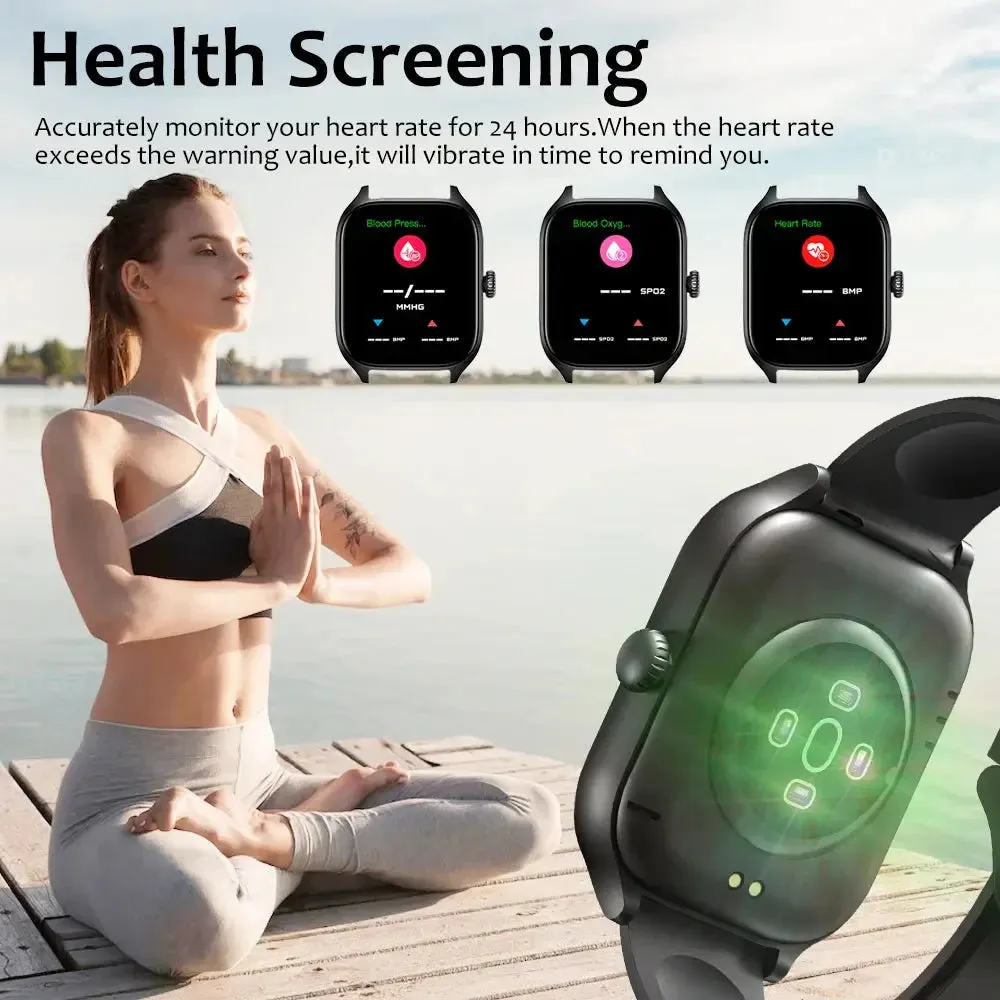 Smartwatch 2024 Answer Make Call 2.01 BTCamera Sports Mode Smart Watch For Men Women Health Sleep Monitor For GTS3  Android iOS