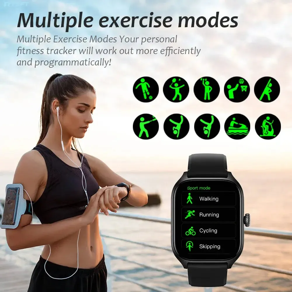 Smartwatch 2024 Answer Make Call 2.01 BTCamera Sports Mode Smart Watch For Men Women Health Sleep Monitor For GTS3  Android iOS