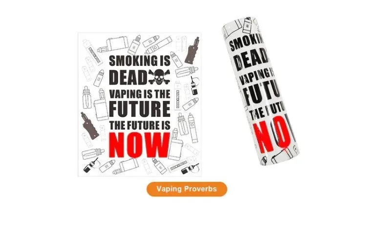 Smoking is Dead 21700 Battery Wraps 4 Pack