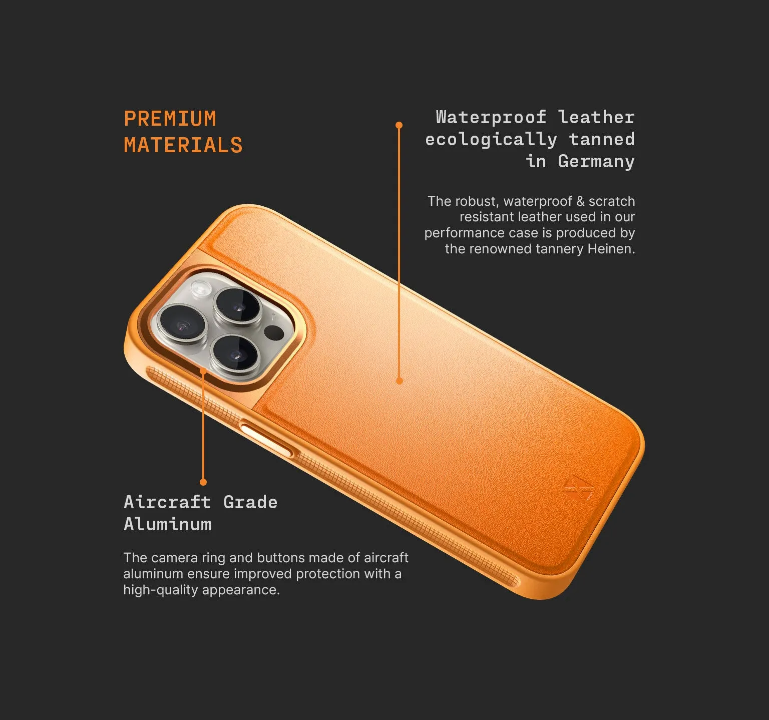 Sport Case | iPhone 15 Pro Max | Orange Pop