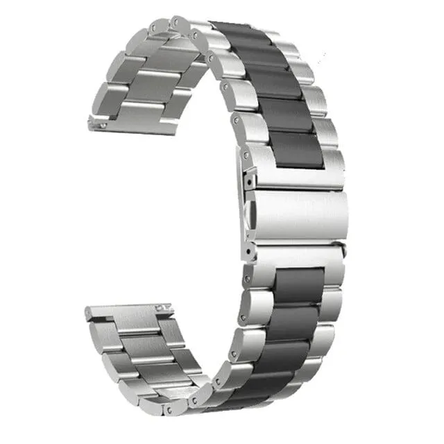 Stainless Steel Link Watch Strap Compatible with the Huawei GT2 42mm