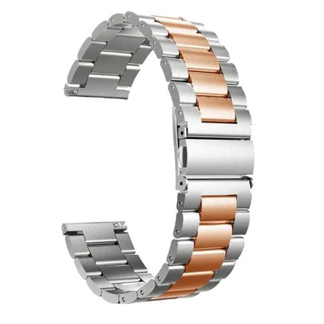 Stainless Steel Link Watch Strap Compatible with the Huawei GT2 42mm