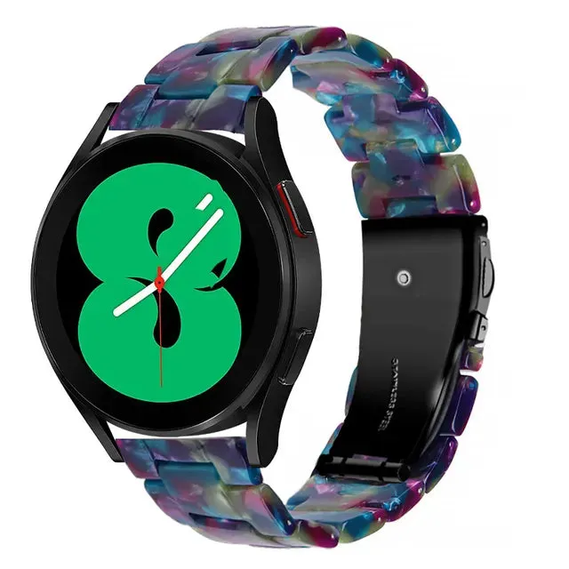 Stylish Resin Watch Straps compatible with the Samsung Galaxy Watch 7 (40mm)