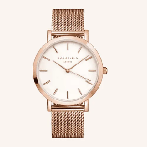 The Mercer White Rose gold  38mm