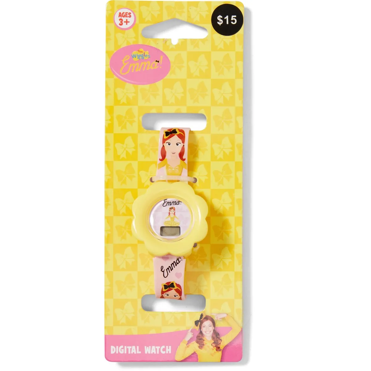 The Wiggles Kids Emma Digital Watch - Yellow