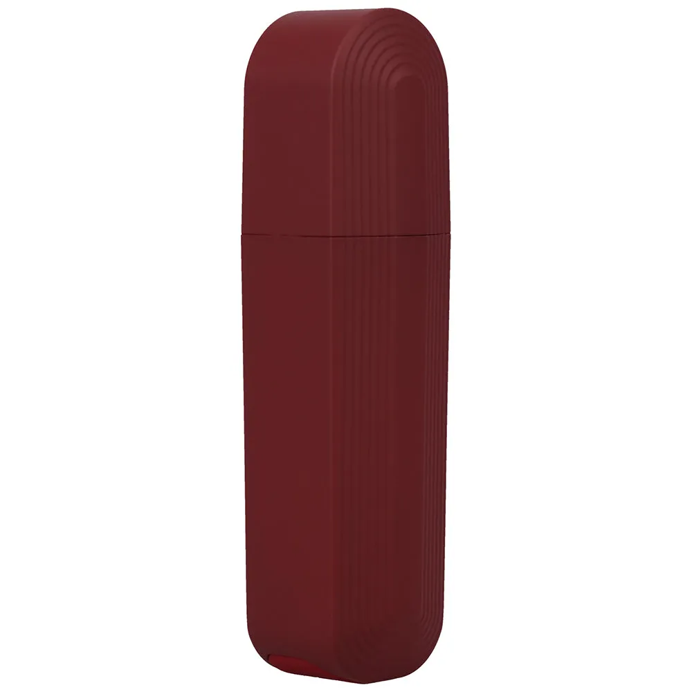 This Product Sucks Rechargeable Silicone Lipstick Sucking Clitoral Stimulator Red