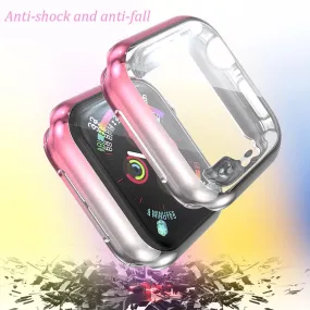 Tie Dye Flexible Case With Screen Protector For Apple Watch Multiple Colors Available