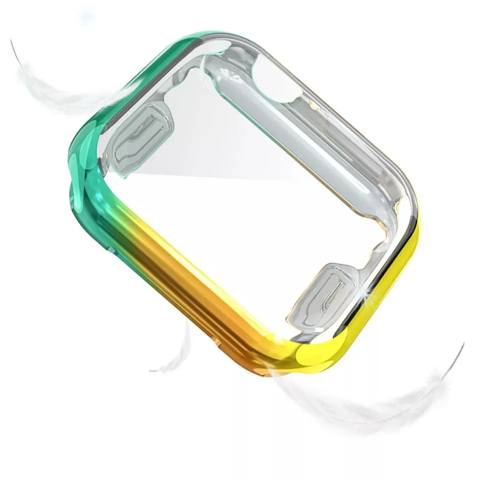 Tie Dye Flexible Case With Screen Protector For Apple Watch Multiple Colors Available