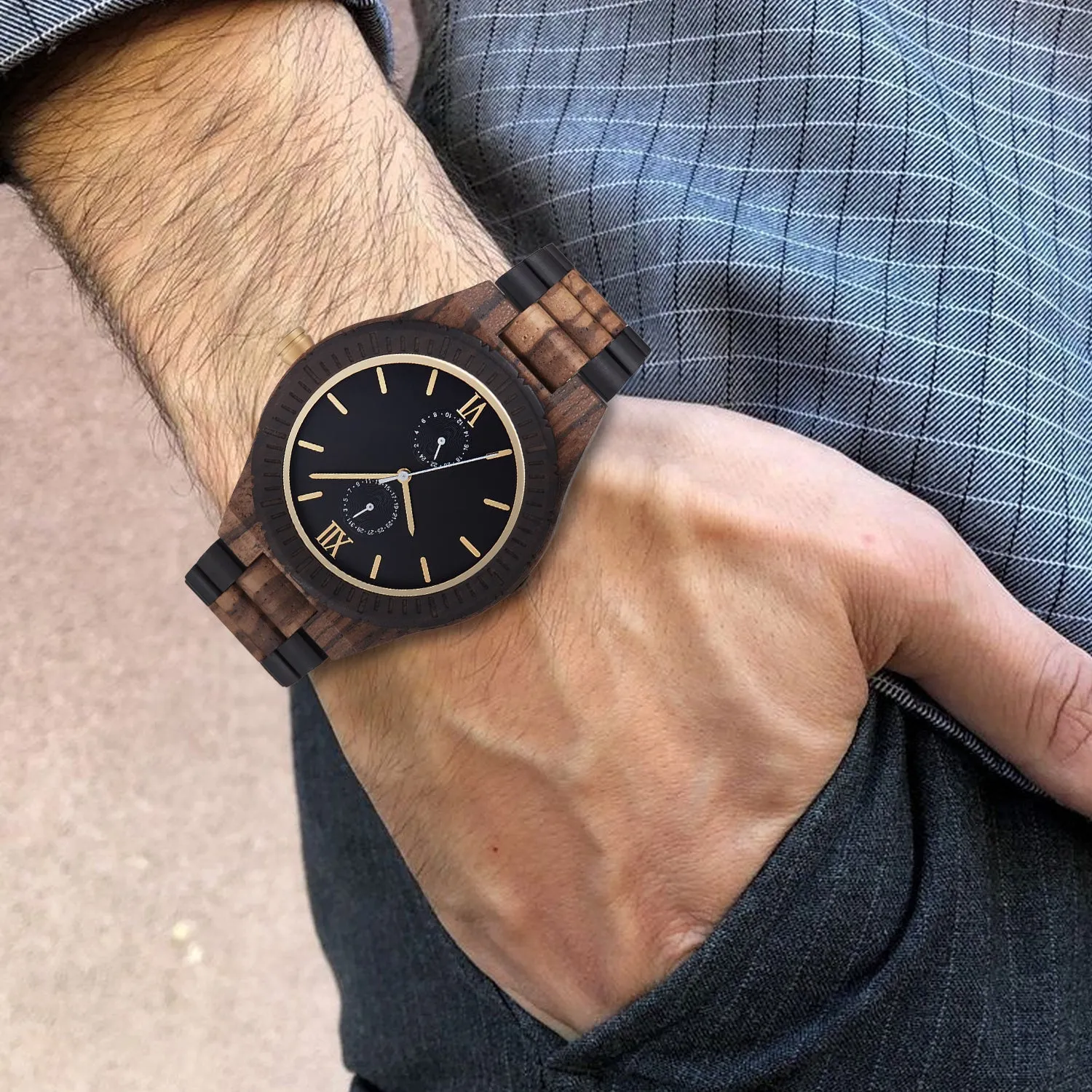 Timber-Wood Watch Men Wooden Watch Personalized Gift