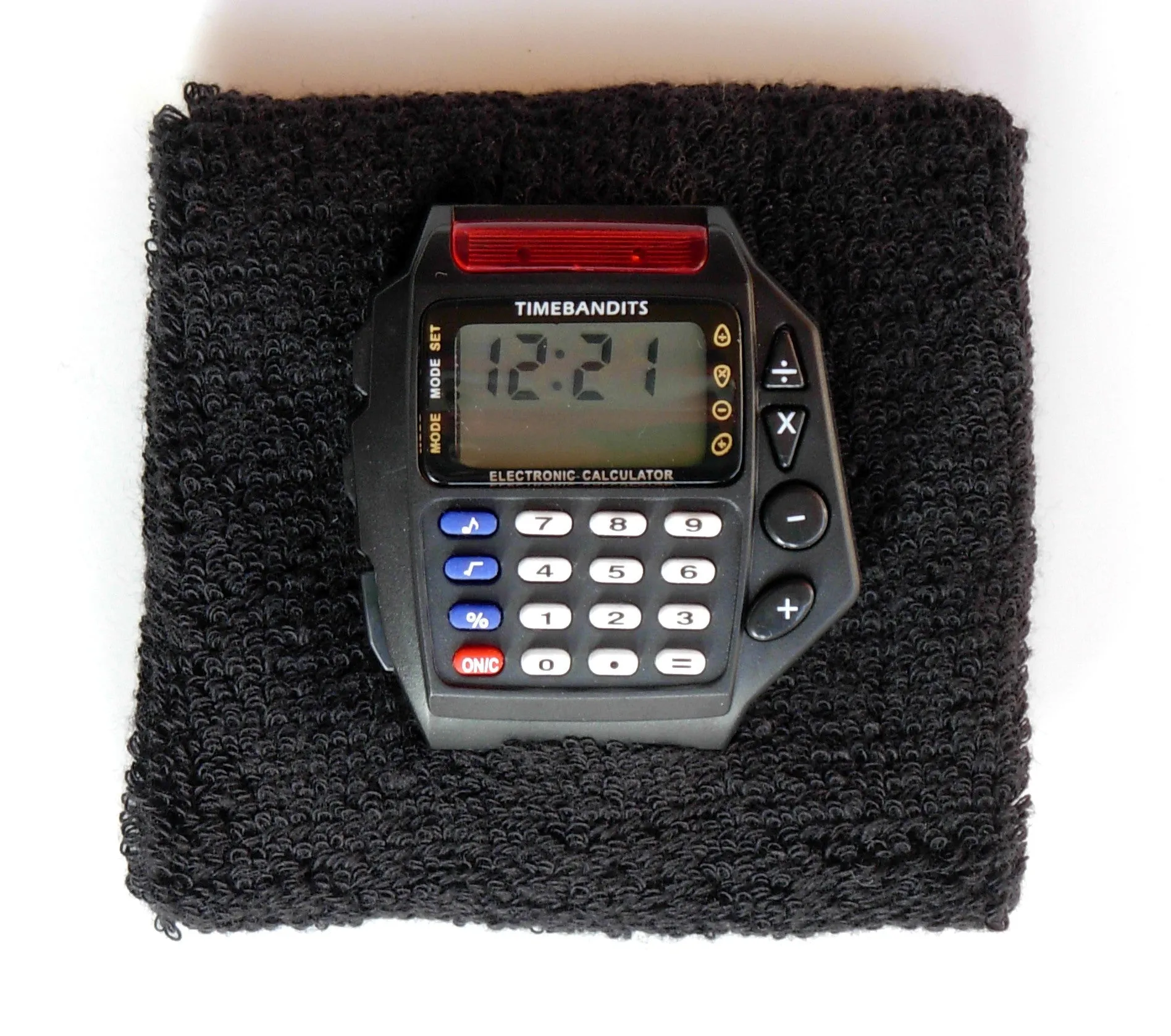 TIMEBANDITS Retro Digital Calculator Watch DCAL02BK