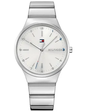 Tommy Hilfiger Kate Womens Watch - Stainless Steel - Silver-Tone Dial - 30m