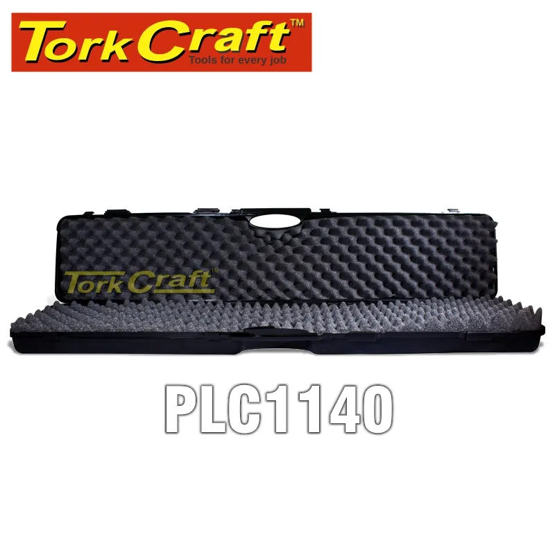 TORK CRAFT PLASTIC CASE 1230X260X115MM OD WITH FOAM BLACK SINGLE AIR RIFLE PLC1140