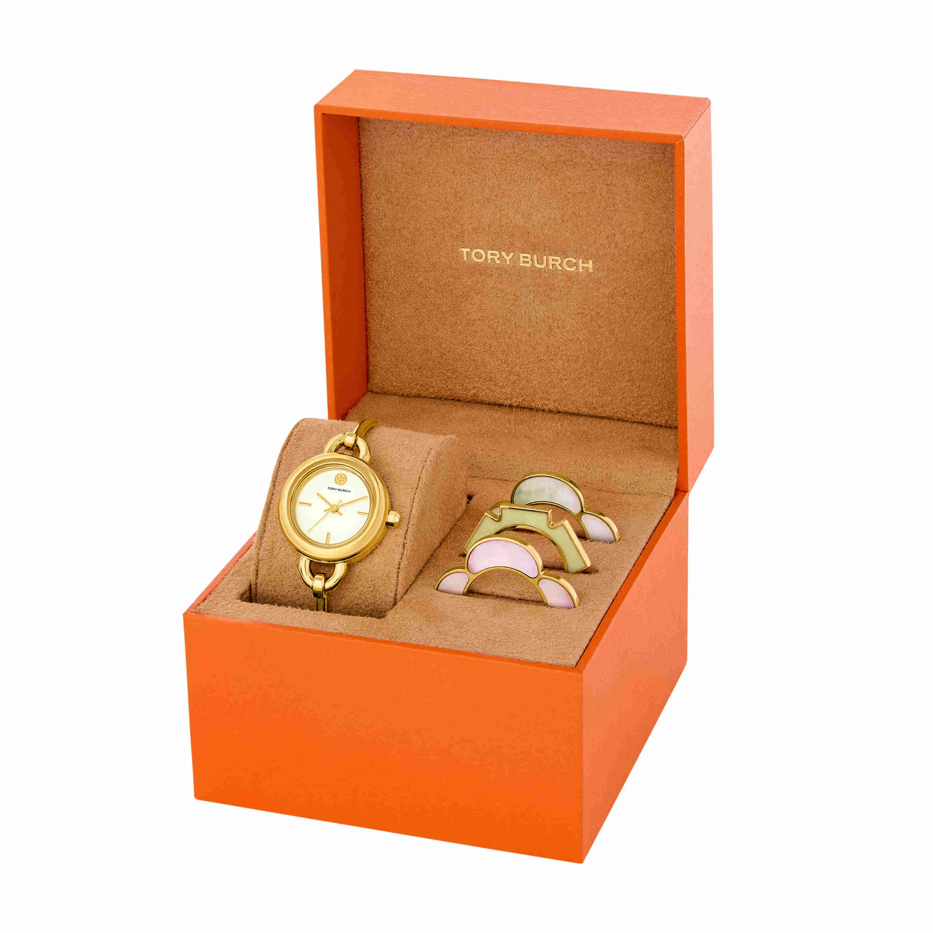 Tory Burch The Kira Gold Tone Analogue Watch TBW6020SET