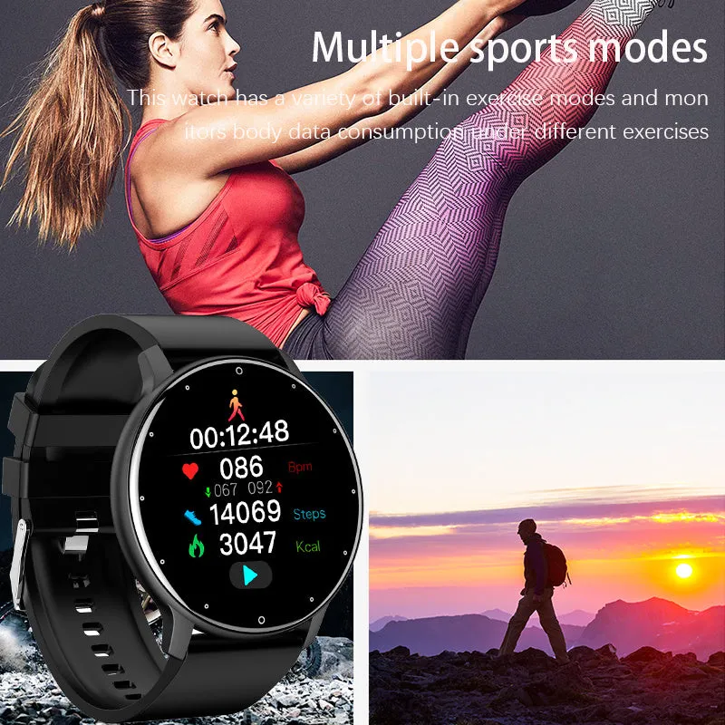 Touch Screen Sport Fitness Waterproof Bluetooth Android ios Smartwatch