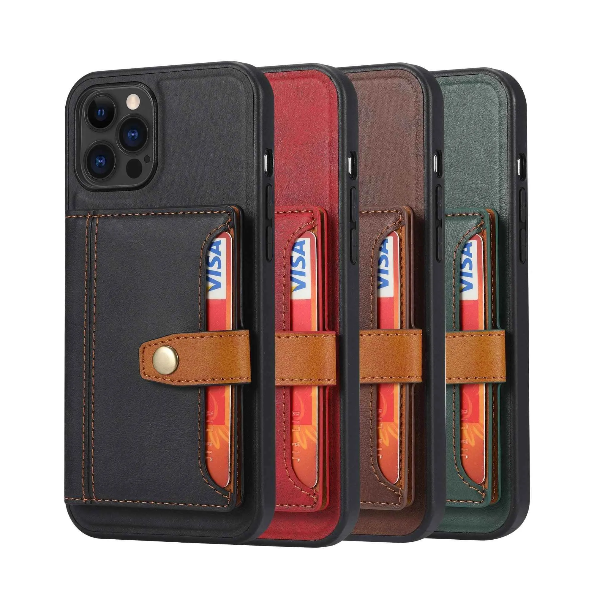 TSP78 Cute Phone Cases For iPhone 8 Plus, 6, 7, X, 11 Pro Max, 14, 13, and 12 Pro Max - Leather Multi-functional Cover