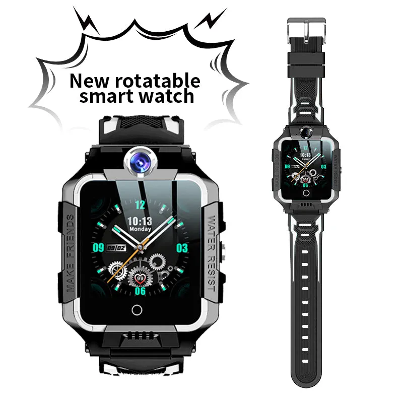 Ultimate Kids 4G GPS Tracker Smart Watch with Rotating Dual Camera