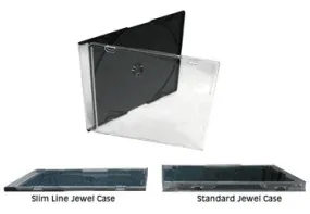 Ultra Slim CD Jewel Cases - Black Quantity: 200