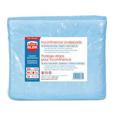 UltraBlok Disposable Underpads, High Absorbency