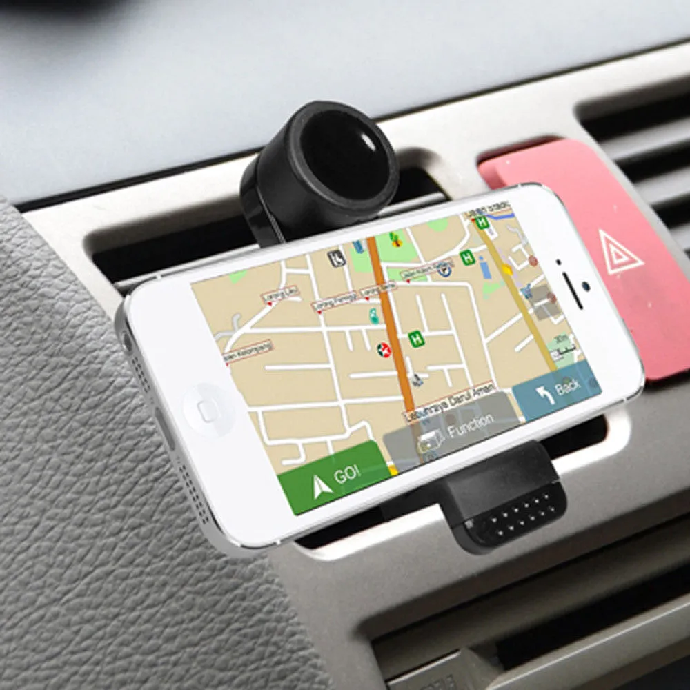 Universal Mobile Phone Holder Car Air Vent Mount Bracket for Samsung Galaxy S4 S5 Note 3 for iPhone 4 4S 5 5S 6 Plus GPS