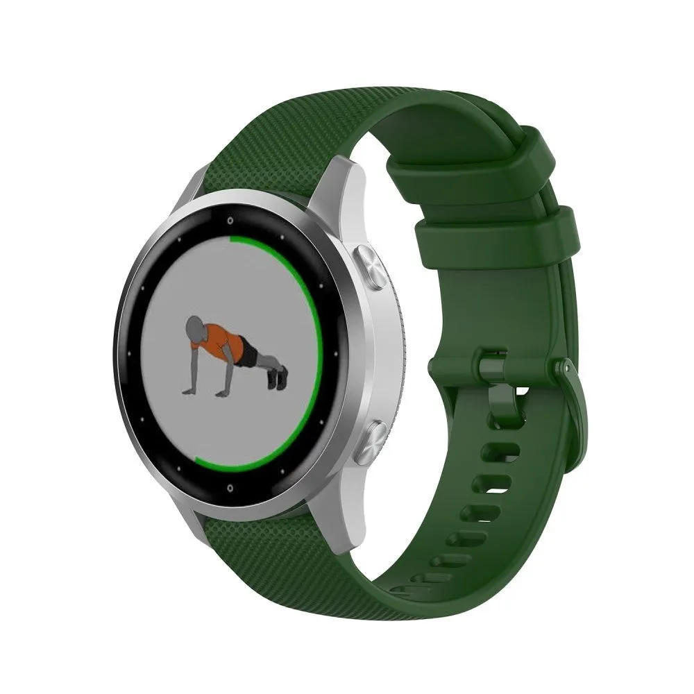 Universal Smartwatch Silikone Rem (18mm) - Militær Grøn