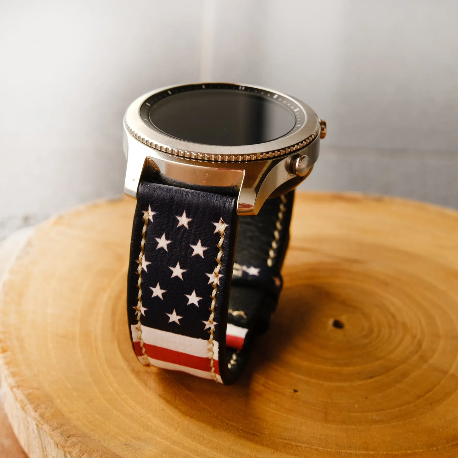 US Flag Watch Strap For Samsung Galaxy Watch Band