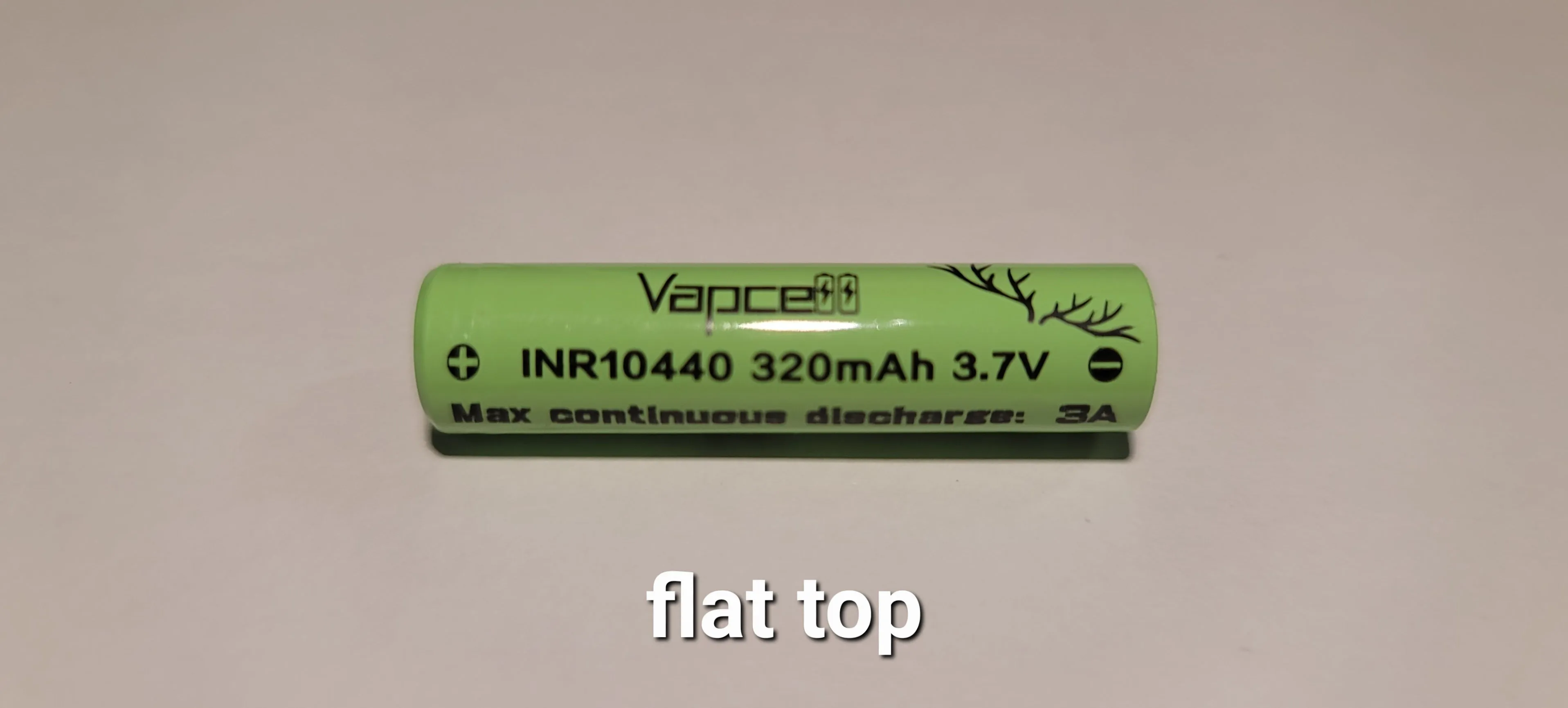 Vapcell INR10440 3.7v 320mAh Rechargeable Li-ion Battery *** HAS TO BE SHIPPED WITH FLASHLIGHT   FEDEX ***