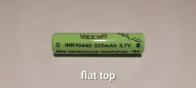 Vapcell INR10440 3.7v 320mAh Rechargeable Li-ion Battery *** HAS TO BE SHIPPED WITH FLASHLIGHT   FEDEX ***