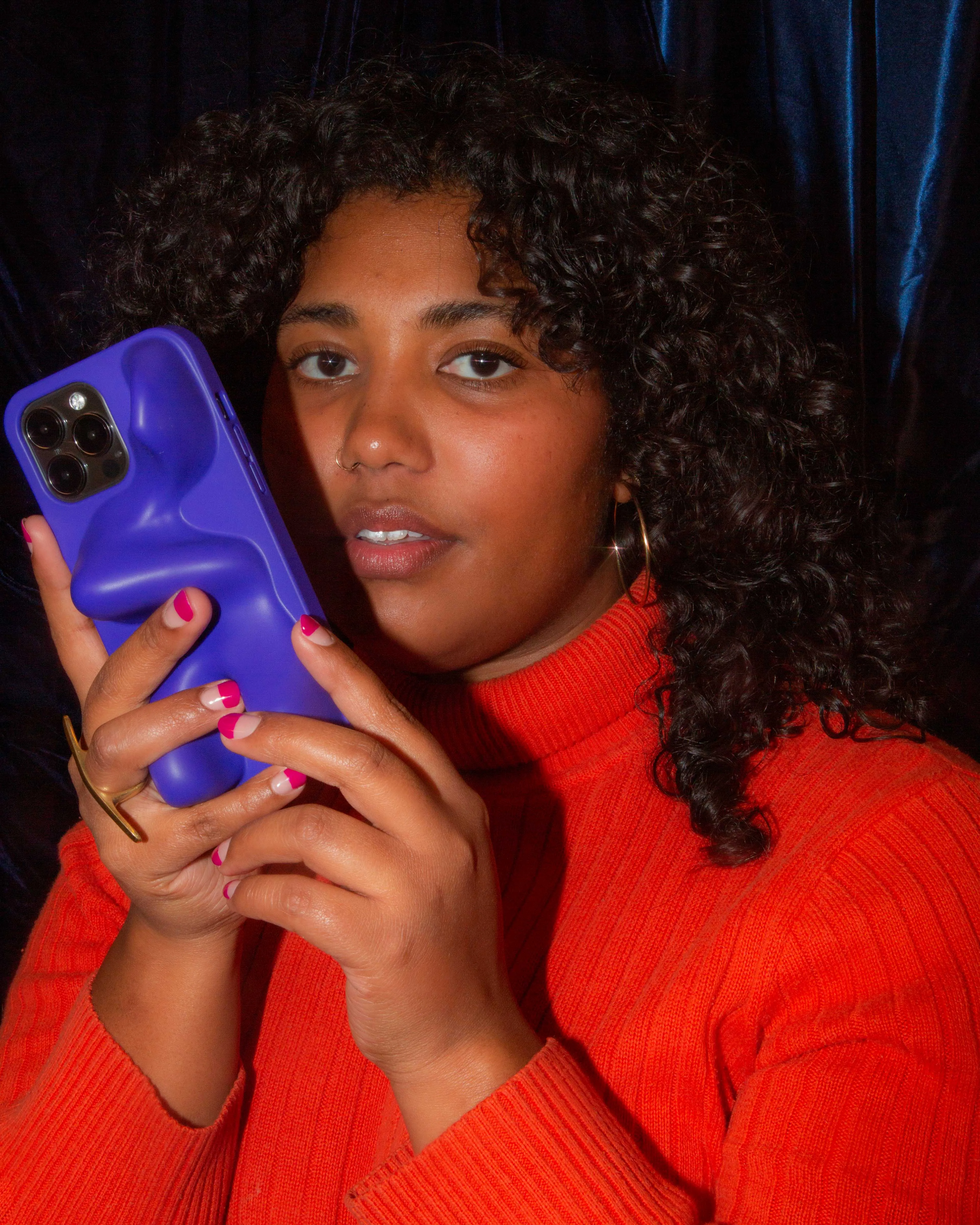 WAREHOUSE SALE: Ishi Phone Case in Cobalt