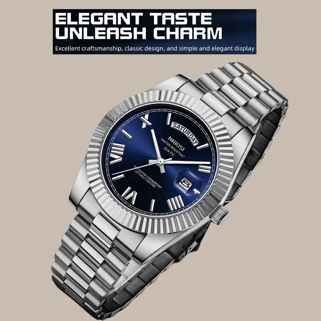 Waterproof Stainless Steel Classic Watches