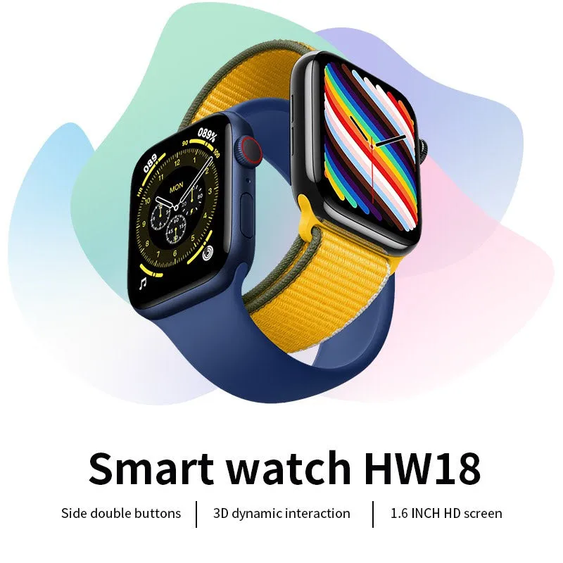 Wearfit HW18 Smart Watch 1.6" HD Full Screen Bluetooth Call Sport Fitness Smartwatch