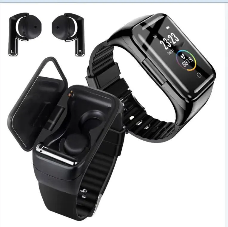 Wireless Bluetooth Headset Smart Watch Screen Waterproof