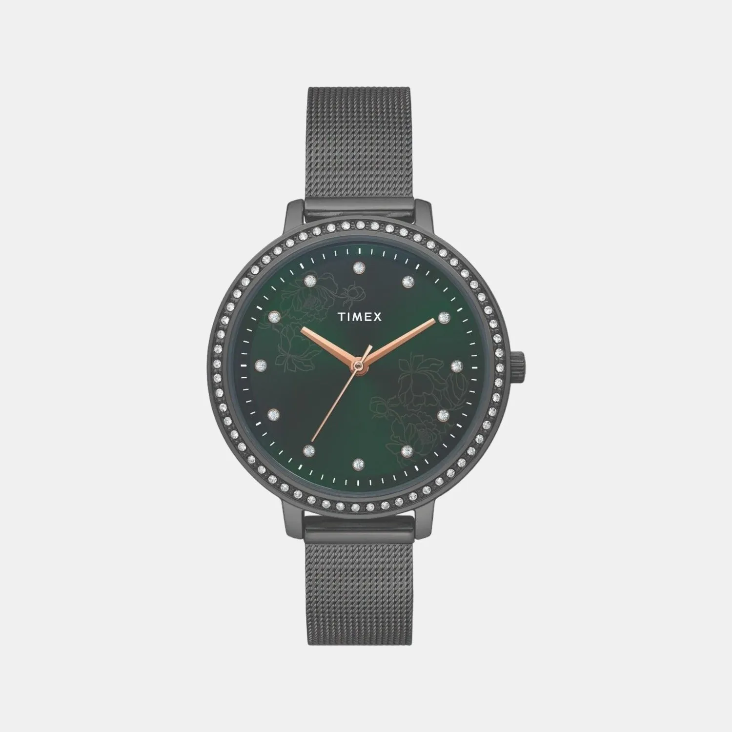 Women Green Analog Stainless Steel Watch TWEL14704