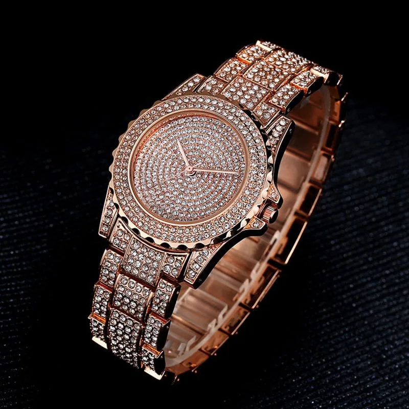 Women Quartz Watch Fashion Bling Casual