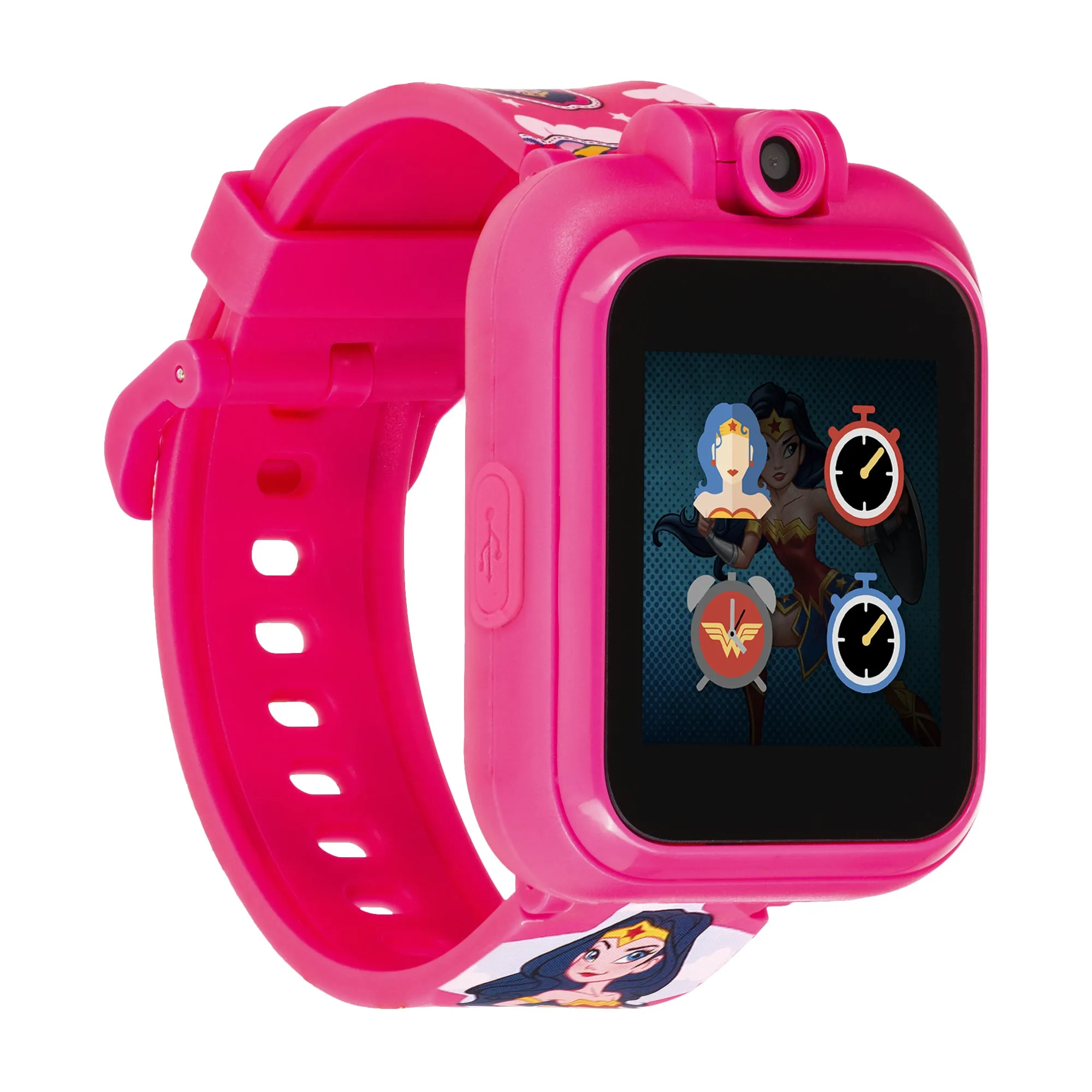 Wonder Woman Smartwatch for Kids by PlayZoom: Fuchsia