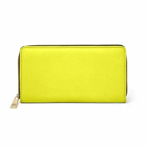 Wristlet Phone Wallet, Bright Yellow Purse