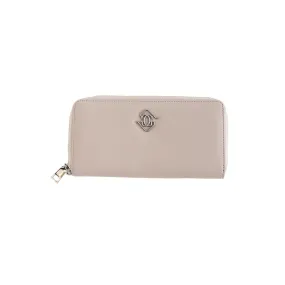 Wristlet Wallet —Taupe/Silver (Bamboo Leather)