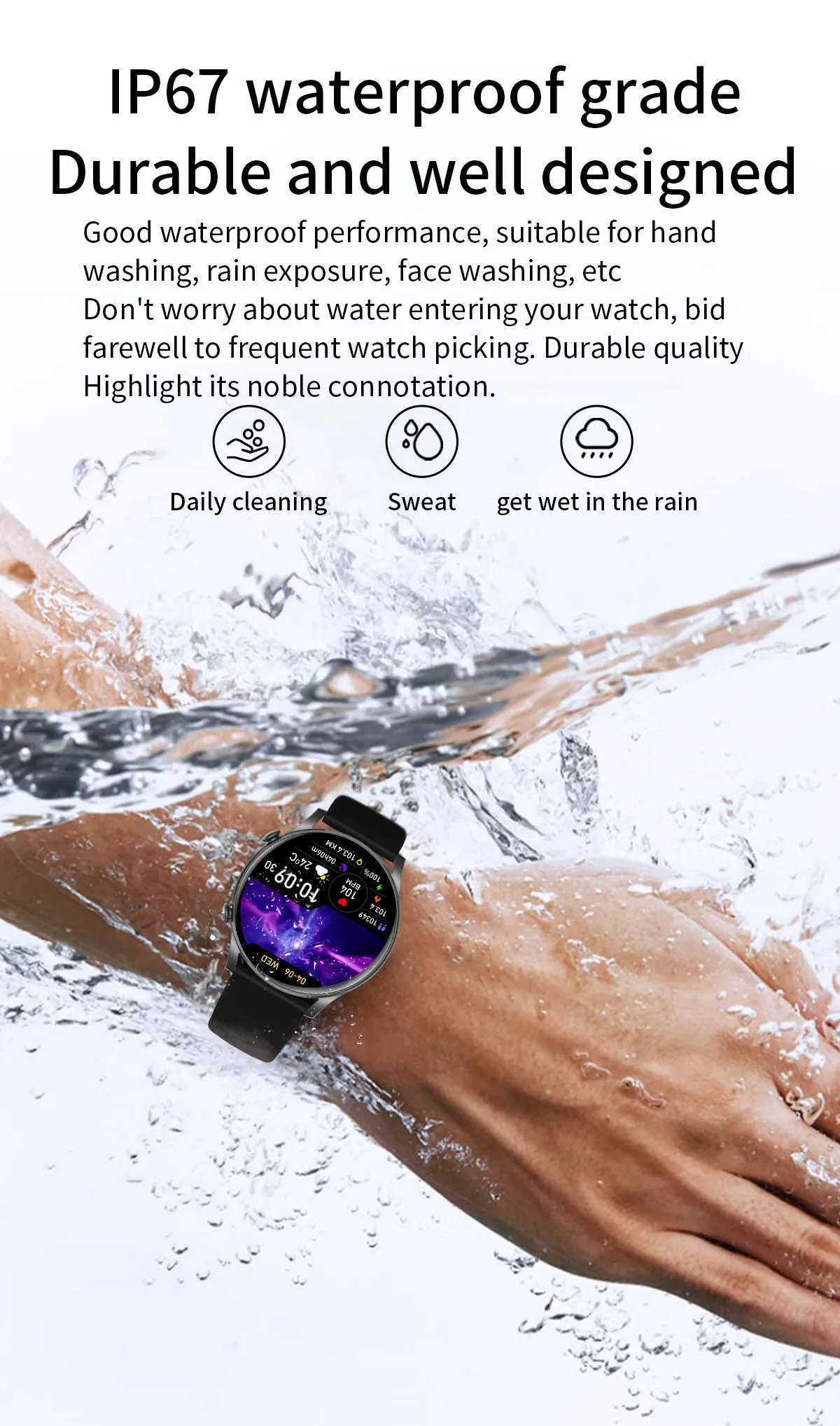 X8 PRO Dagnet Smartwatch 1.43-inch Full Touch Screen