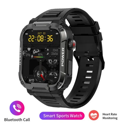 XIAOMI 2024 Rugged Military Smart Watch Men For Android IOS Ftiness