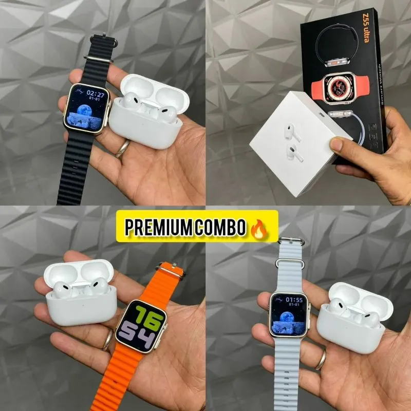 Z55 Ultra Smart Watch & Airpods Pro 2 Combo