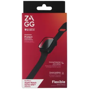 ZAGG Invisible Shield GlassFusion Screen Protector For Apple Watch 9/8/7 (45mm)